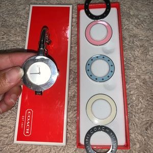 Coach interchangeable watch and faces